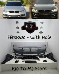 Front Bumper Body Kit Compatible with BMW 3 Series F30 (2012-2018) To M3 Upgrade FRBK420 | (Shipping Cost Not Included In Price)