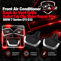 Front Air Conditioner Back Ac Vent Grille Outlet Tab Clip Slider Repair Kit 64229299497 64229299499 Compatible With BMW 7 Series G11 G12 (Set Of 2)