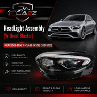 Complete Headlight Headlamp Assy Left A2069064503 & Right A2069064603 (Without Blaster) Compatible With MERCEDES-BENZ C-CLASS (W206) (2021-2023) Tag No.111