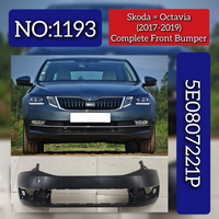 Complete Front Bumper 5E0807221P Compatible With Skoda Octavia (2017-2020) Tag No.1193