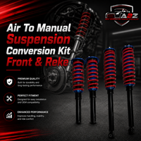 Air To Manual Suspension Conversion Kit Front & Rear (Set Of 4) Compatible With MERCEDES BENZ W221