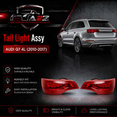 Tail Light Rear Lamp Compatible With AUDI Q7 4L (2010-2017) Tail Light Rear Lamp Left 4L0945096F & Right 4L0945095F