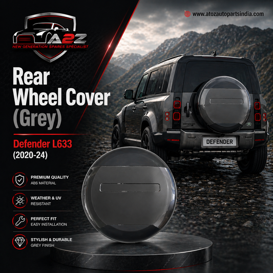 Rear Wheel Cover (Grey) Compatible With Land Rover Defender L633 (2020-24)