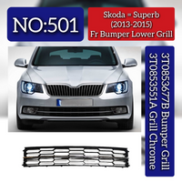Front Bumper Grill 3T0853677B 3T0853551A Compatible With Skoda Superb (2013-2015) Tag No.501