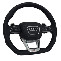 SQ5 Leather Black Steering Wheel Compatible With Audi Q5