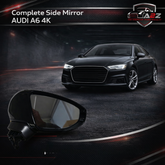 Mirror Assembly Electric Folding/Turn Signal Complete Door wing Mirror Left Side (8 Pin) & Right Side (12 Pin) Compatible With AUDI A6 4K Tag-SMA-180