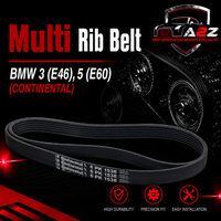 Multi Rib Belt 6PK1538 11281437475 Compatible With BMW 3 (E46), 5 (E60) (CONTINENTAL)