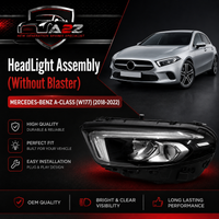 Headlight Headlamp Left A1779067103 & Right A1779067203 (Without Blaster) Compatible With MERCEDES-BENZ A-CLASS (W177) (2018-2022) No.119