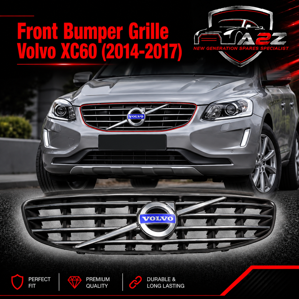 Front Bumper Grille 31333832 Compatible With Volvo XC60 (2014-17)