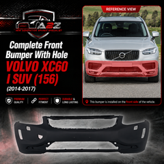 Complete Front Bumper With Hole 39834074 39824910 Compatible With VOLVO XC60 I SUV (156) (2014-2017) Tag No.862A