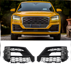 Fog Lamp Cover Set Left 81A807681LRU6 & Right 81A807682LRU6 Compatible With Audi Q2 (2016-20) Tag No.181