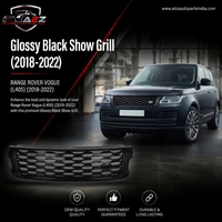 Glossy Black Show Grill LR098080 Compatible With RANGE ROVER VOGUE (L405) (2018-2022) Tag No.29