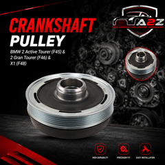 Crankshaft Pulley 11238602800 Compatible With BMW 2 Active Tourer (F45) & 2 Gran Tourer (F46) & X1 (F48) Tag-CP-09