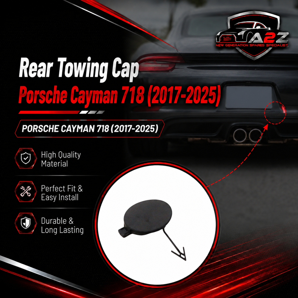 Rear Towing Cap 982807442 Compatible With Porsche Cayman 718 (2017-2025) Tag No.146