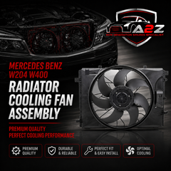 Radiator Cooling Fan Assembly 2045000393 Compatible With Mercedes Benz W204 W400