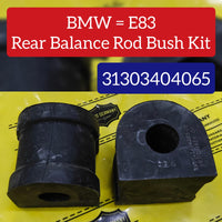 Front Stabilizer Sway Bar Bushing Kit 31303404065 Compatible With BMW X3 (E83)