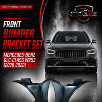 Front Bumper Bracket Left 2538859703 & Right 2538859903 Compatible With Mercedes-Benz GLC-CLASS W253 (2020-2022) Tag No.995