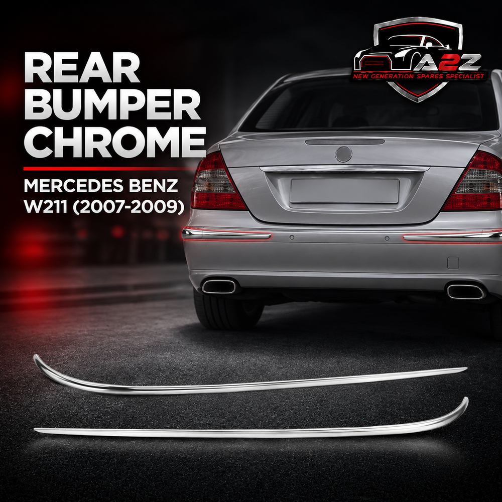Rear Bumper Chrome Left 2118852721 & Right 2118852821 Compatible With MERCEDES BENZ E-CLASS W211 (2007-2009) Tag No.141