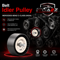 Belt Idler Pulley 6512000370 A6512000370 A6512001570 Compatible with MERCEDES-BENZ C-CLASS (W204) & C-CLASS Coupe (C204) & CLS (C218) Tg no : 13