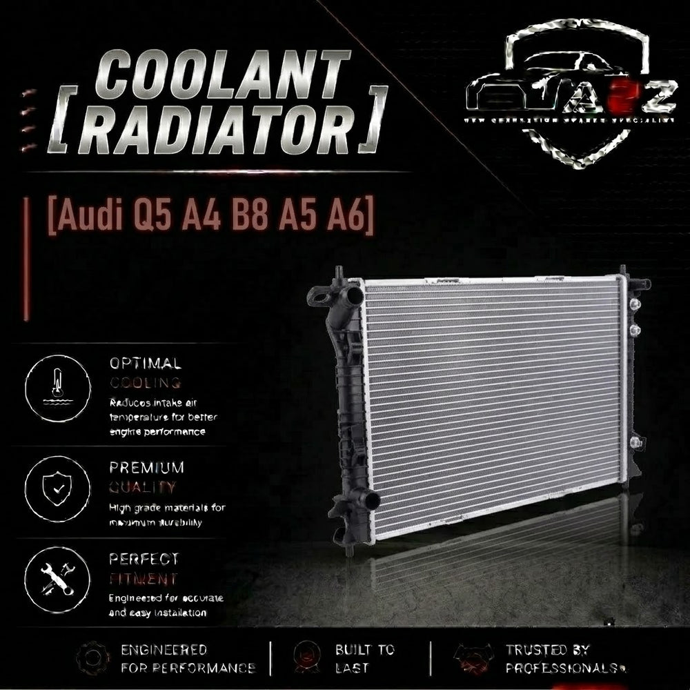 Coolant Radiator 8K0121251AK Compatible With Audi Q5 A4 B8 A5 A6