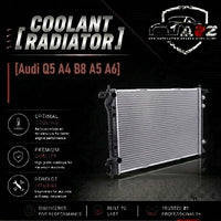 Coolant Radiator 8K0121251AK Compatible With Audi Q5 A4 B8 A5 A6