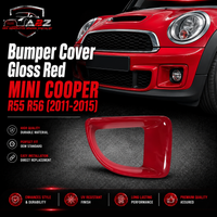Bumper Cover Gloss Red Left 51117255117 & Right 51117255118 Compatible With MINI COOPER R55/R56 (2011-2015) Tag No.715