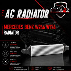 Radiator Intercooler 2465000100 Compatible With Mercedes Benz W246 W176