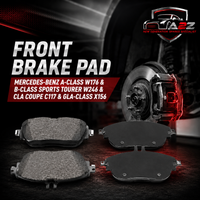 Front Brake Pad A0084200620 2486901 P050093 Compatible With MERCEDES-BENZ A-CLASS W176 & B-CLASS Sports Tourer W246 & CLA Coupe C117 & GLA-CLASS X156