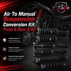 Air To Manual Suspension Conversion Kit Front & Rear (Set Of 4) Compatible With MERCEDES BENZ W166