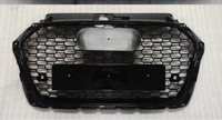 RS3 Full Black Honeycomb Show Grill Compatible With Audi = A3 (2017-20) Tag No.99