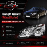 Headlight Headlamp Left A2128200939 & Right A2128201039 2128202759 A2128202759 (Without Blaster) Compatible With MERCEDES-BENZ E-CLASS (W212) (2009-2016)