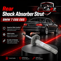 Rear Shock Absorber Strut W/O Sensor/EDC Aluminum Left & Right 31316752597 31316752598 Compatible With BMW 7 E66 E65