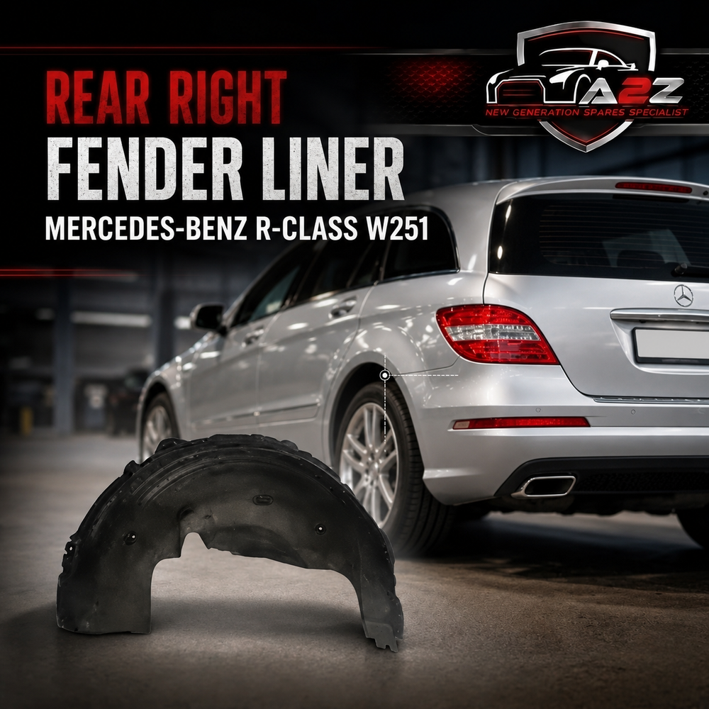 Rear Right Fender Liner 2518800605 A2518800605 Compatible With MERCEDES-BENZ R-CLASS W251 Tag-FEM-84