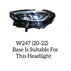 Headlight Base Compatible With Mercedes Benz W247 GLA (2021-2024) Tag No.114