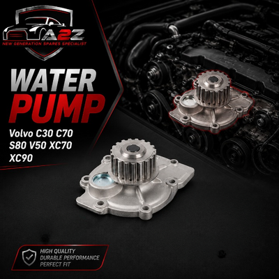 Water Pump 30751700F Compatible With Volvo C30 C70 S80 V50 XC70 XC90 Tag-W-43