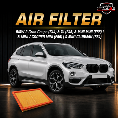 Air Filter E1280L & 13718513944 & LX4060 Compatible With BMW 2 Gran Coupe (F44) & X1 (F48) & MINI MINI (F55) | & MINI / COOPER MINI (F56) | & MINI CLUBMAN (F54)Tag 60