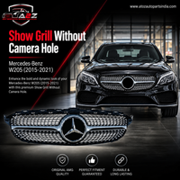 Show Grill Without Camera Hole 2058880023 A2058880023 Compatible With Mercedes-Benz C-CLASS W205 (2015-2021) Tag No.66
