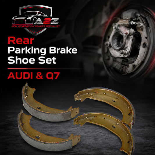 Rear Parking Brake Shoe Set 7L0698525 Compatible With AUDI & Q7 (4LB) & LAND ROVER & RANGE ROVER III (L322) & MERCEDES-BENZ & GL-CLASS (X164) & PORSCHE & CAYENNE (9PA) & VW & TOUAREG (7LA, 7L6, 7L7)