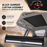Black Sunroof Curtain Assembly 8X0877307 8X0877307BK Compatible With Audi A3 A1 Q2 Vw Polo
