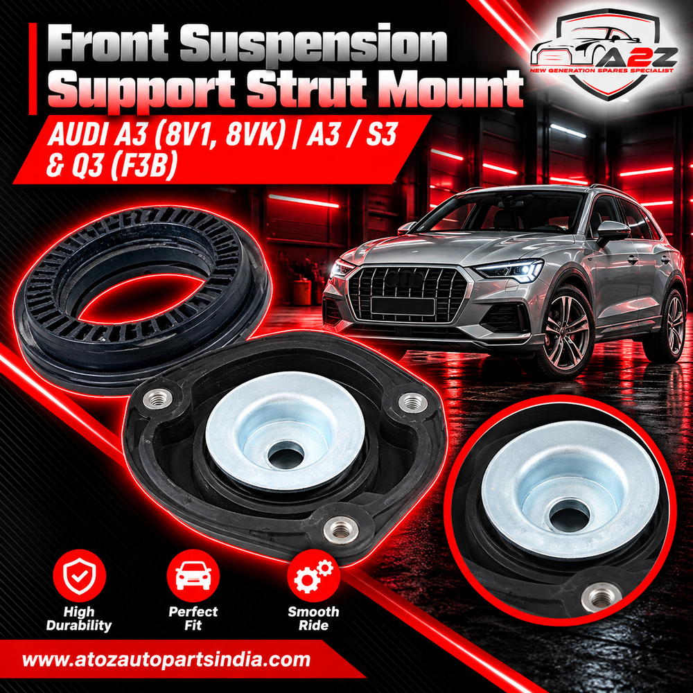 Front Suspension Support Strut Mount 5Q0412331E 5QD412331C Compatible With AUDI A3 (8V1, 8VK) | A3 / S3 & Q3 (F3B)