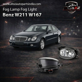 Fog Lamp Fog Light Compatible With MERCEDES-BENZ E-CLASS W211 / M-CLASS W164 Fog Lamp Fog Light Left 1698201556 & Right 1698201656 A1698201556 Tag-FO-107