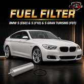 Fuel Filter 13327811227 & H247WK01 & KL169/4D 13327788700 13327811401 Compatible With BMW 5 (E60) & 5 (F10) & 5 Gran Turismo (F07)Tag : 74