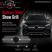 Diamond Silver Show Grill 1678886000 Compatible With Mercedes Benz W167 GLE (2019-24) Tag No.101