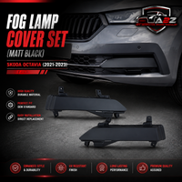 Fog Lamp Cover Set Left 5E3807367 & Right 5E3807368 Compatible With Skoda Octavia (2021-2023) Tag No.1195