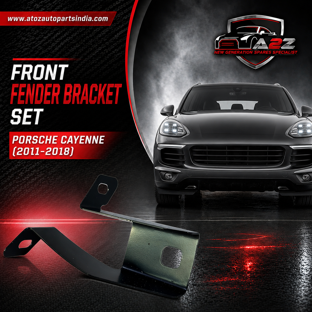 Front Fender Bracket Set Left 95850316100 GRV & Right 95850316200 GRV Compatible With Porsche Cayenne (2011-2018) Tag No.214