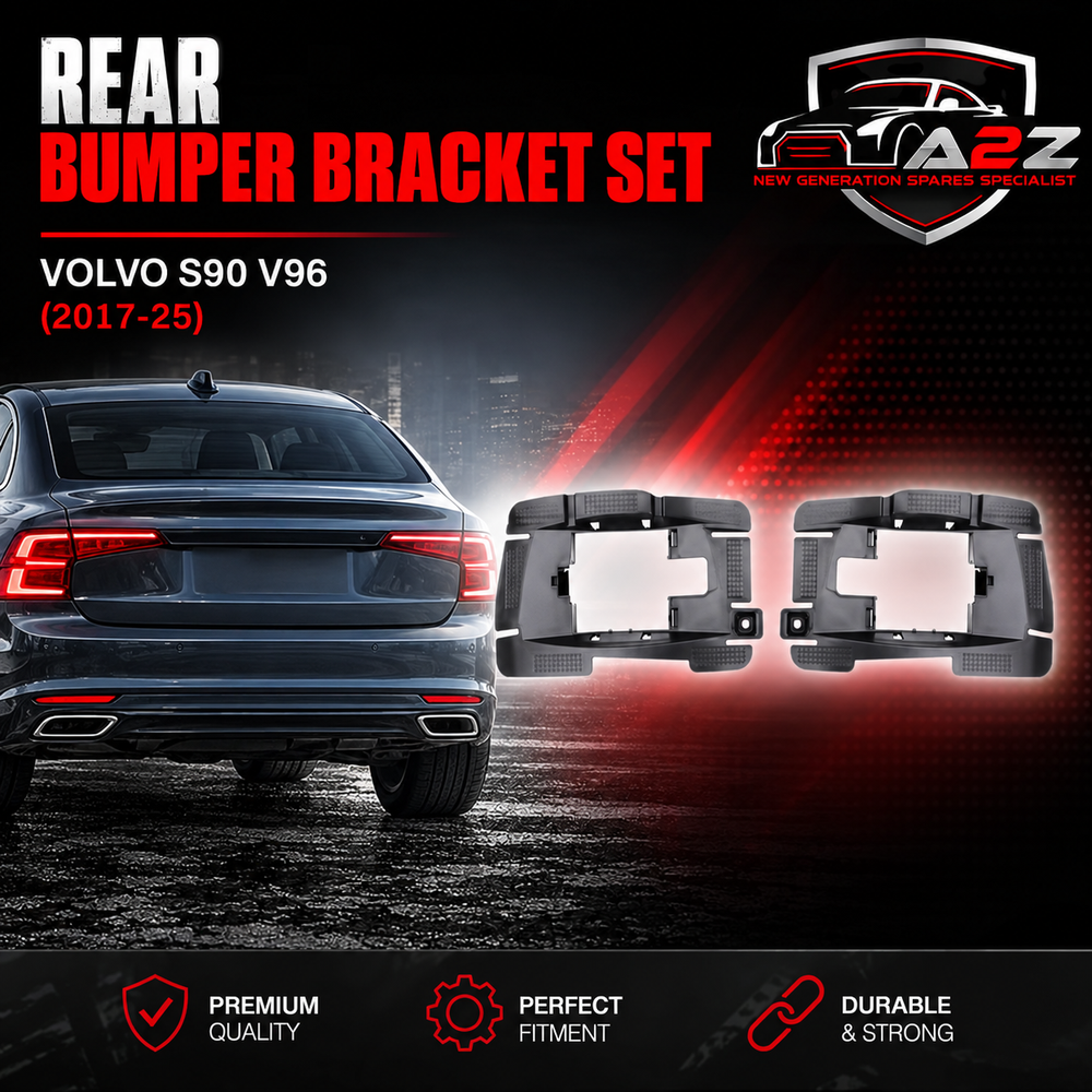 Rear Bumper Bracket Set Left 31663896 & Right 31663898 Compatible With Volvo S90 V96 (2017-25)
