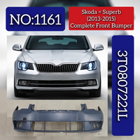 Complete Front Bumper 3T0807221L Compatible With Skoda Superb (2013-2015) Tag No.1161