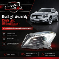 Headlight Headlamp Left A1569063100 & Right A1569063200 (Single Lens) (Without Blaster) Compatible With MERCEDES-BENZ GLA-CLASS (X156) 2014-2017 Tag No.102