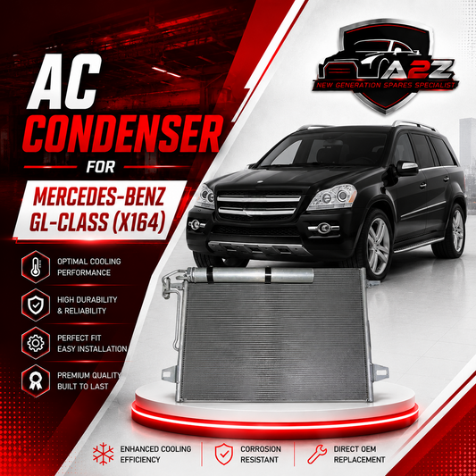 AC Condenser A2515000054 2515000054 Compatible with MERCEDES-BENZ GL-CLASS (X164) & M-CLASS (W164) & R-CLASS (W251, V251)