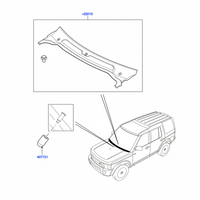 Wiper Drain Plate Cowl LR096164 Compatible With Land Rover Discovery 4 2014-16